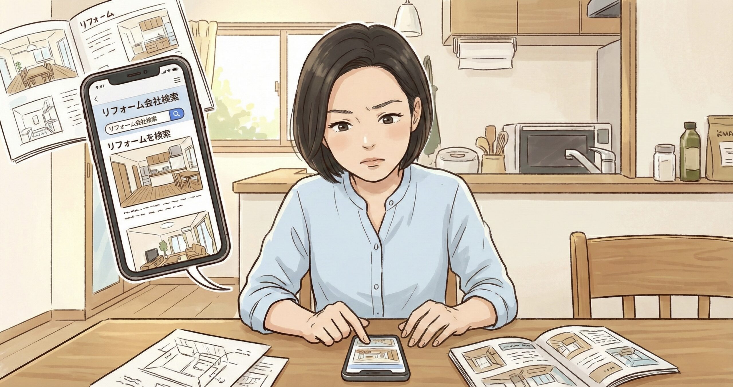 リフォーム会社を真剣に探すF様